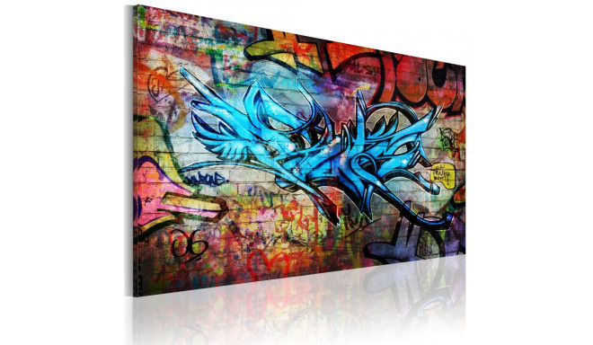Seinapilt - Anonymous graffiti - 60x40