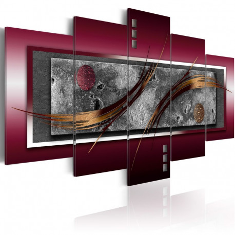 Seinapilt - Burgundy elegance - 200x100