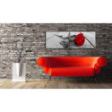 Seinapilt - Carmine rose - 135x45