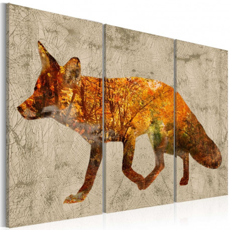 Seinapilt - Fox in the Wood - 120x80