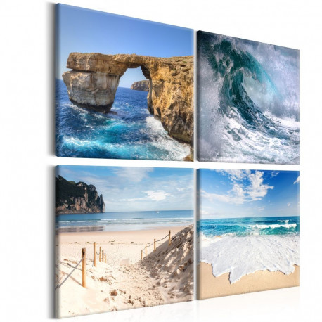 Seinapilt -  The Beauty of the Ocean - 60x60