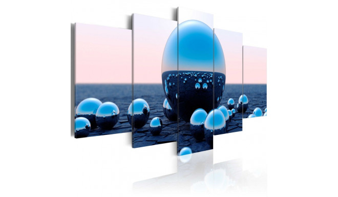 Seinapilt - Floating Balls - 200x100