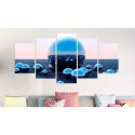 Seinapilt - Floating Balls - 100x50