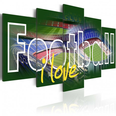 Seinapilt - I Love Football - 200x100