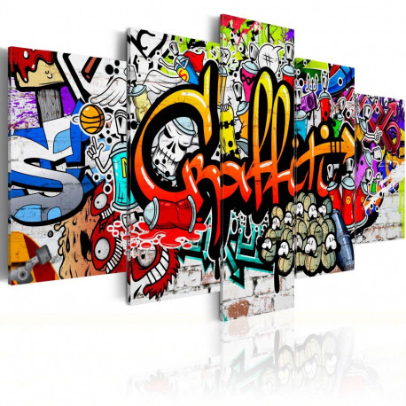 Seinapilt - Colourful Style - 100x50