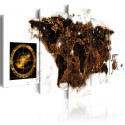 Seinapilt - Brown map - 100x50
