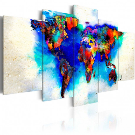 Seinapilt - All colors of the world - 100x50