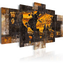 Seinapilt - Golden Paths - 100x50