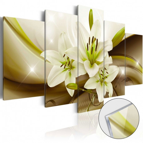 Fotoakrüül - Modern Lily [Glass] - 200x100