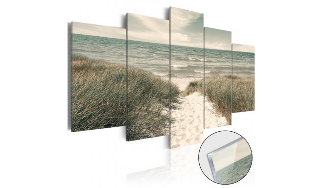 Fotoakrüül - Quiet Beach [Glass] - 200x100