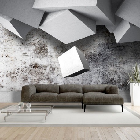 Fototapeet - Geometric rain - 100x70