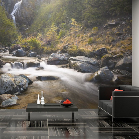Fototapeet - Ohakune - Waterfalls in New Zealand - 450x270