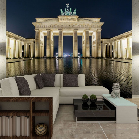 Fototapeet - Brandenburg Gate at night - 450x270
