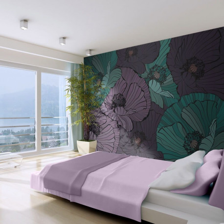 Fototapeet - Flowerbed - 450x270
