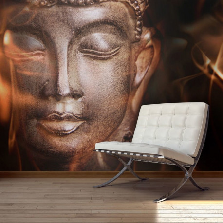 Fototapeet - Buddha. Fire of meditation. - 300x231