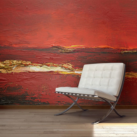 Fototapeet - Gold wave - 250x193