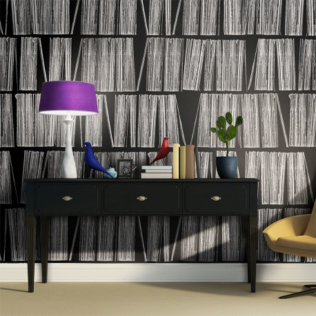 Fototapeet - Home library - 400x309