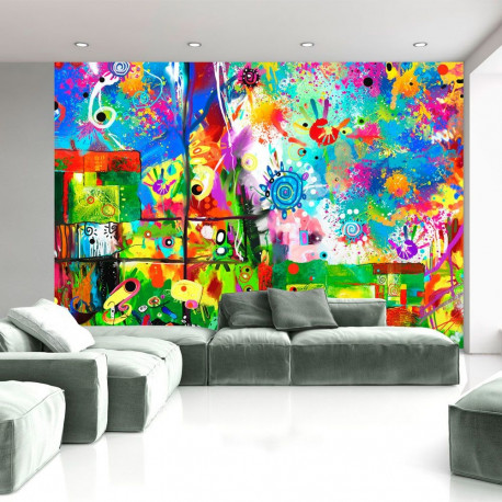 Fototapeet - Colorful fantasies - 200x140