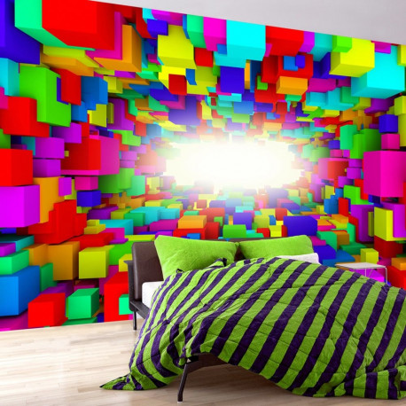 Fototapeet - Light In Color Geometry - 350x245