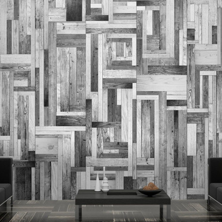 Fototapeet - Gray labyrinth - 50x1000