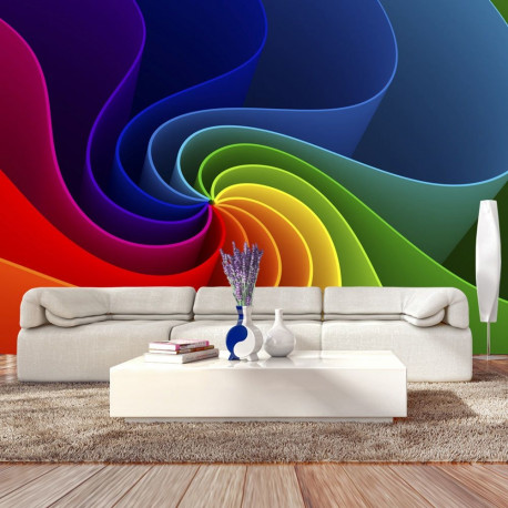 Fototapeet - Colorful Pinwheel - 250x175