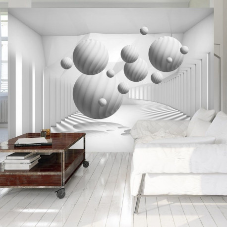 Fototapeet - Balls in White - 200x140