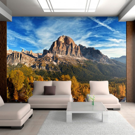 Fototapeet - Panoramic view of Italian Dolomites - 400x309