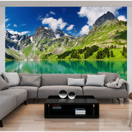 Fototapeet - Mountain lake - 200x154