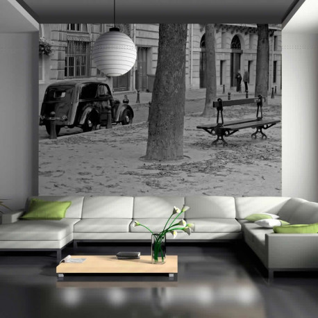 Fototapeet - Peaceful French street - 250x193