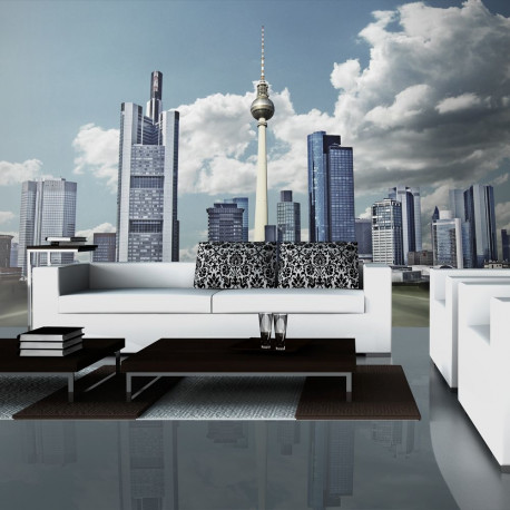 Fototapeet - Imaginary City - 400x309
