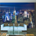 Fototapeet - Manhattan - night - 300x231