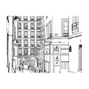 Fototapeet - A walk through Parisian streets - 200x154