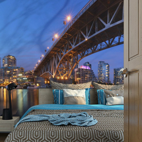 Fototapeet - Granville Bridge - Vancouver (Canada) - 350x270