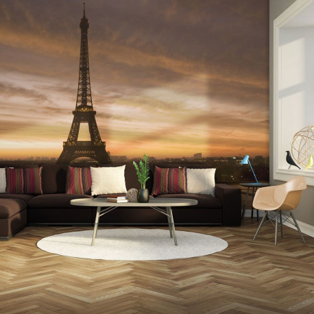 Fototapeet - Eiffel tower at dawn - 300x231