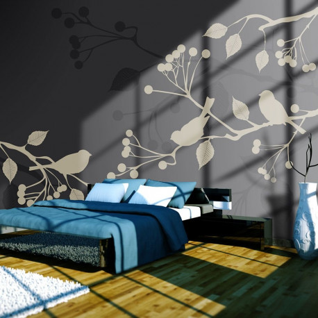 Fototapeet - Little birds - 400x309