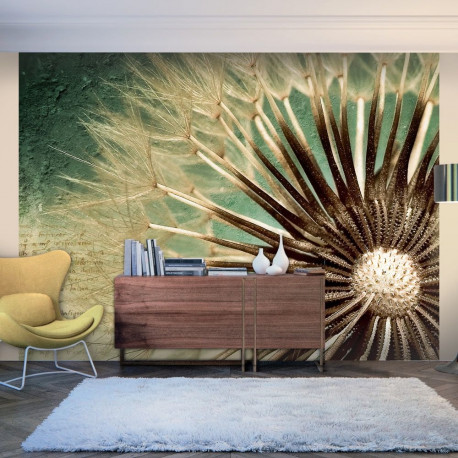 Fototapeet - Focus on dandelion - 400x309