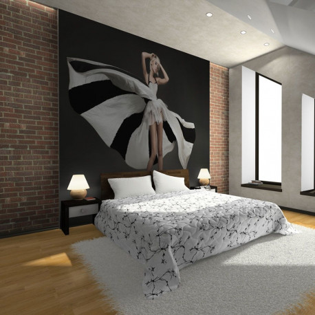 Fototapeet - Beautiful blonde in marvelous dress - 300x231