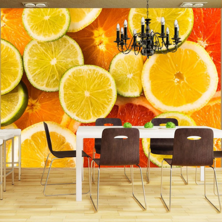 Fototapeet - Citrus fruits - 400x309
