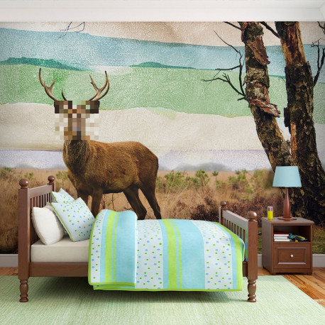 Fototapeet - Forest fugitive - 300x231