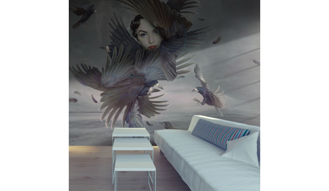 Fototapeet - Covered in feathers - 400x309
