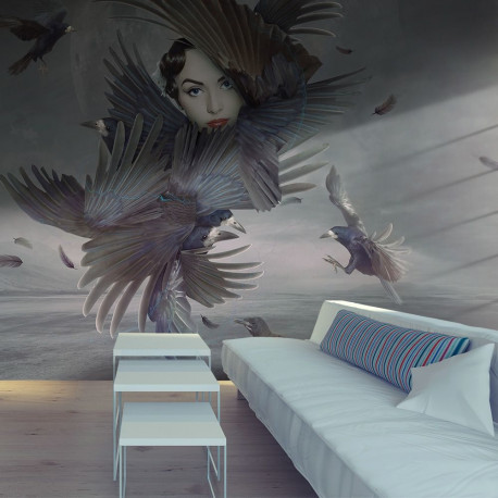 Fototapeet - Covered in feathers - 250x193