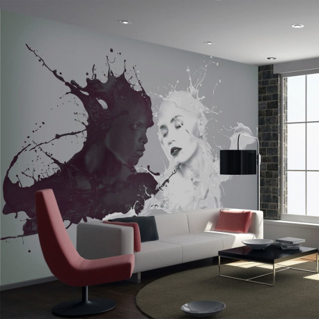 Fototapeet - Opposites attract - 300x231