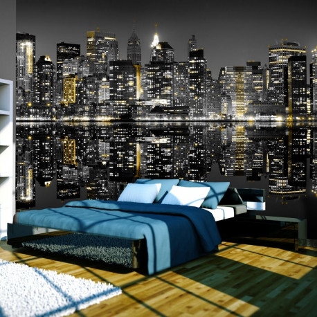 Fototapeet - Gold and silver - NYC - 250x193