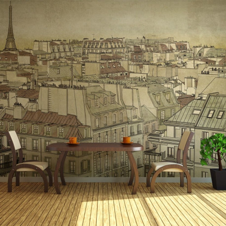 Fototapeet - Good bye Paris! - 200x154