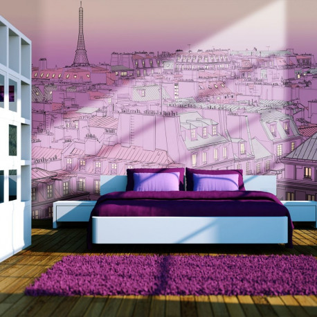 Fototapeet - Friday evening in Paris - 250x193