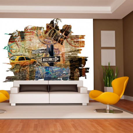 Fototapeet - New York collage - 400x309