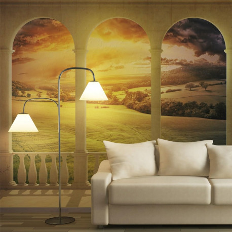 Fototapeet - Dream about magical fields - 400x309
