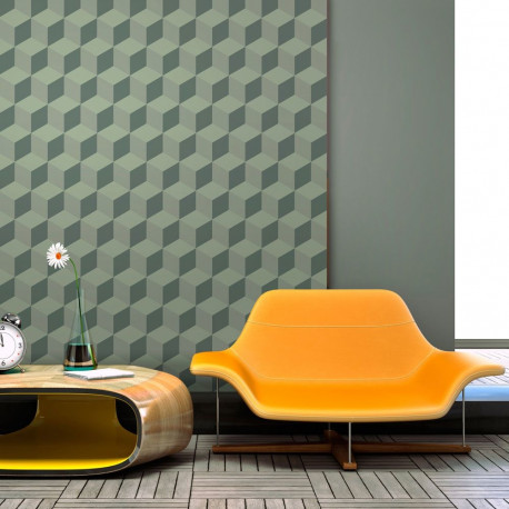 Fototapeet - Monochromatic cubes - 300x231