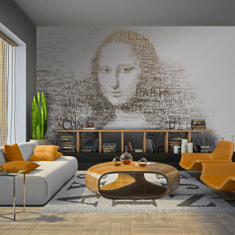 Fototapeet - Leonardo da Vinci's diary - 350x270