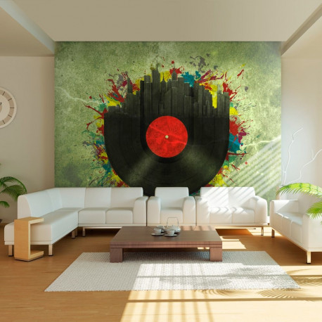 Fototapeet - Colorful melodies of the city - 400x309